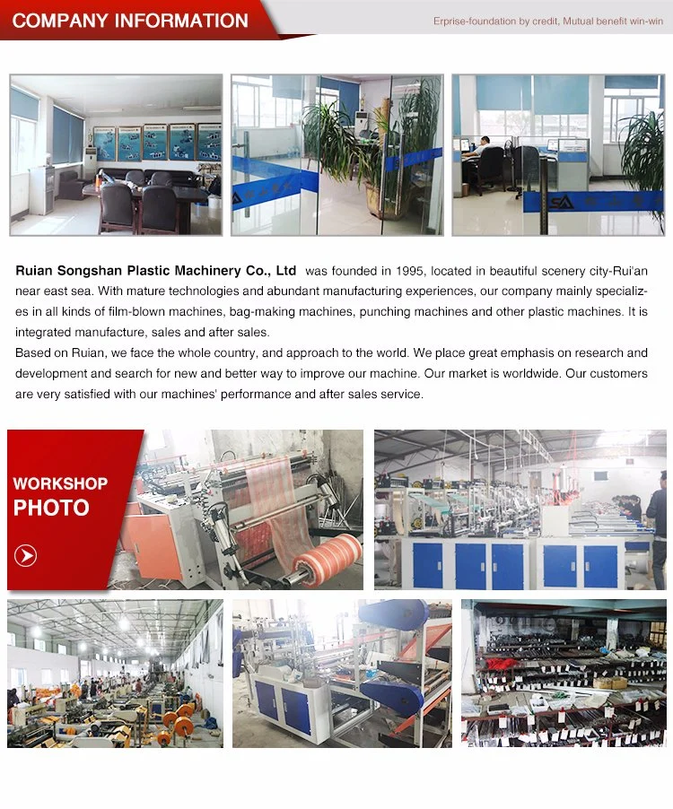 Four Lines Automatic Cold Cuting Plastic Garbage Bag Making Machine