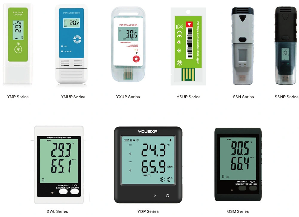 USB Temperature Humidity Data Logger with External Probe Ssn-20e