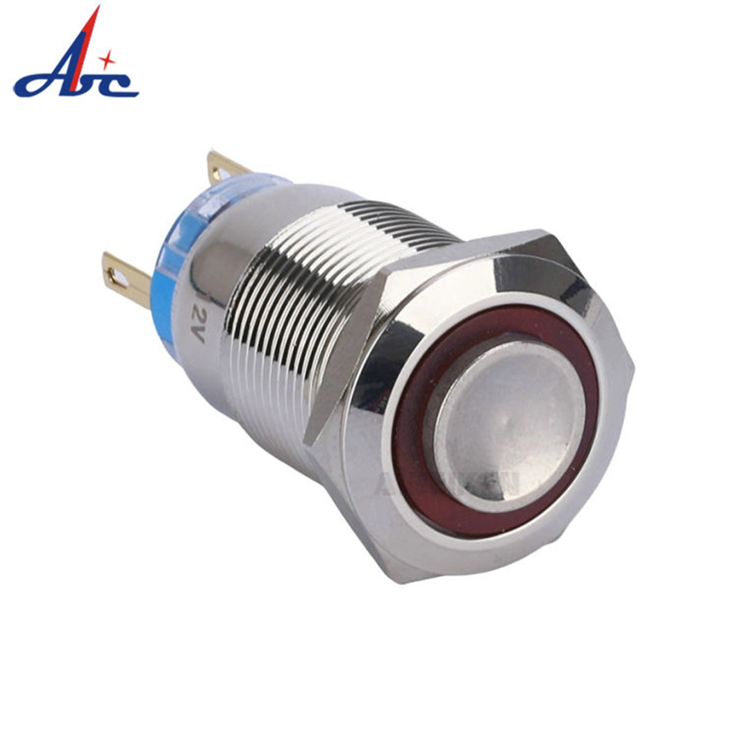 19mm Momentary LED Push Button Switch with Harness Socket