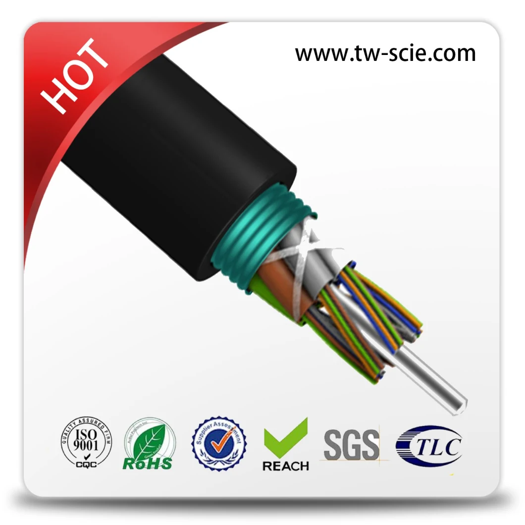 12/24/36/48/72/96/144 Core Duct Optical Fiber Cable GYTS