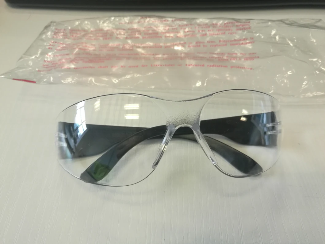 Industrial Safety Glasses, CE En166 ANSI Z87.1 Clear & Dark Safety Glasses Goggles