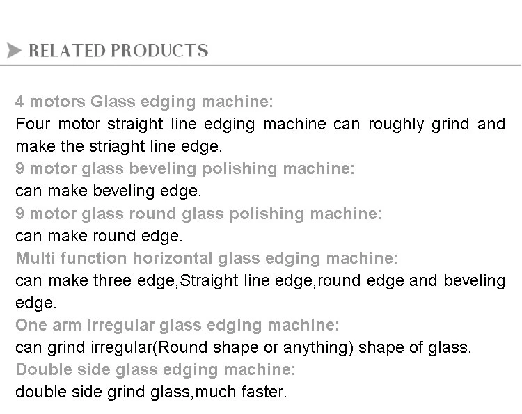 Glass Shape Edging Machine Glass Shape Grinding Machine