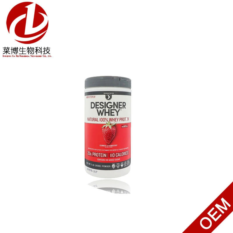 Designer Protein, Designer Whey, Natural 100% Whey Protein, Summer Strawberry, 2 Lbs (908 g)