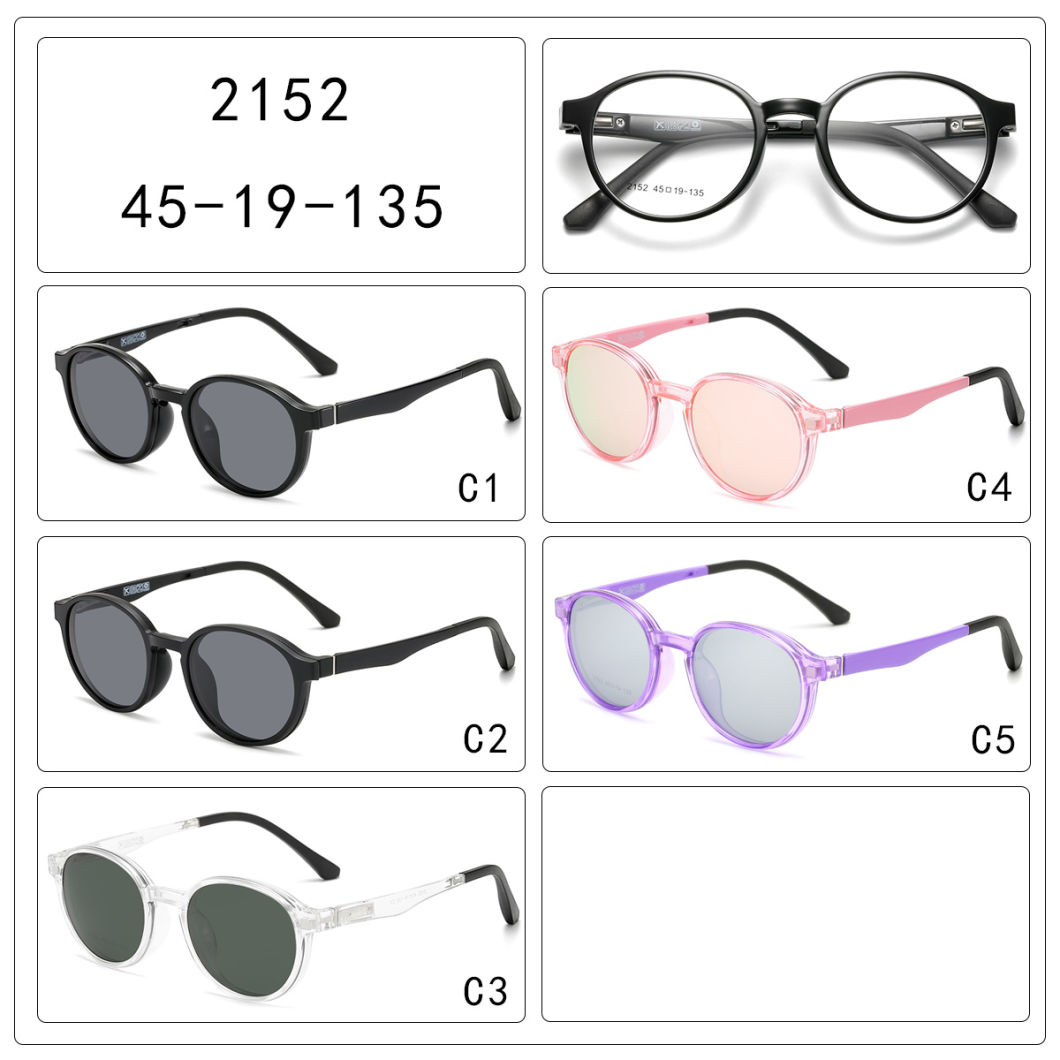 Wholesale High Definition Men Women Magnet Driving Optical Glasses Polarized High Quantity Custom Tr Magnetic Clip on Sunglasses