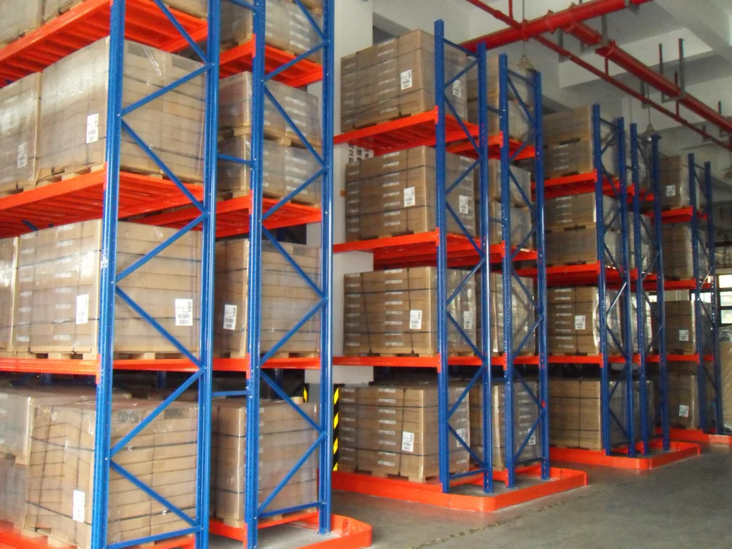 Warehouse Stacking Racks & Shelves Storage Steel Narrow Aisle Racks Vna Racking System