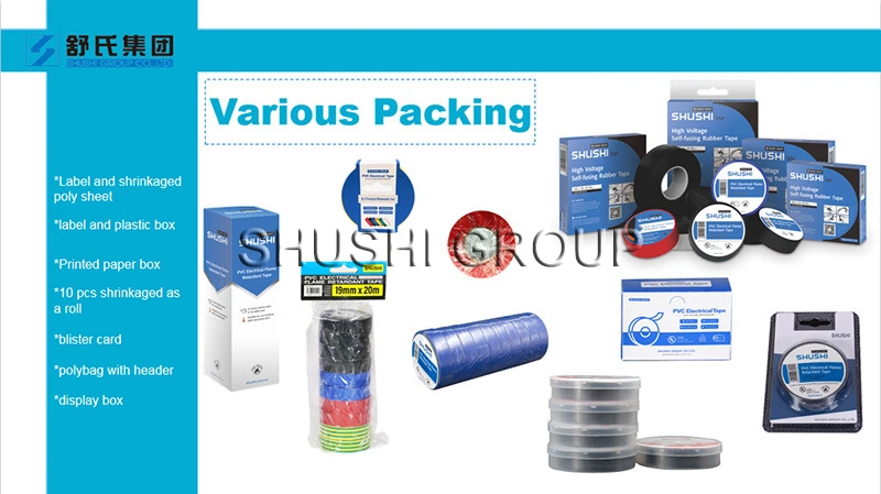 PVC Electrical Insulation Tape Fireproof Tape