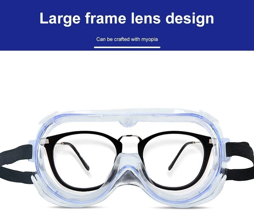 Safety Glasses Googles Anti-Fog Goggles Transparent Protective Safety Glasses