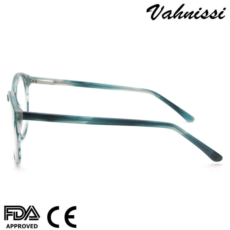 2020 Hot Sales Round Shape Acetate Vintage Optical Glasses Frames for Unisex