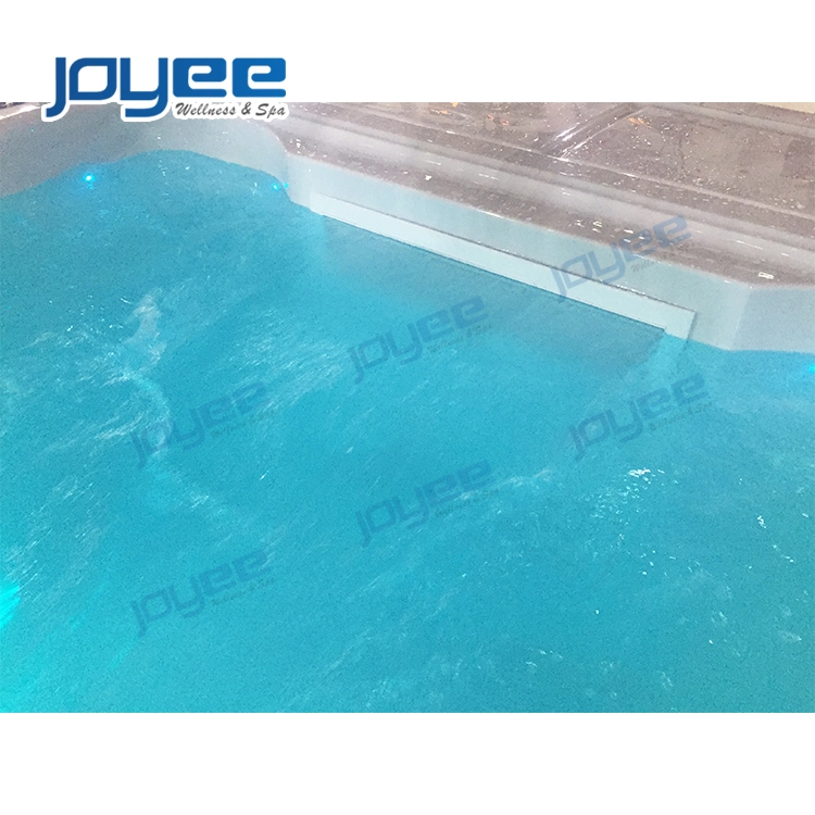 Joyee Luxury Acrylic Swimming Pool Jacuzzi SPA Outdoor Endless Swim SPA Tub