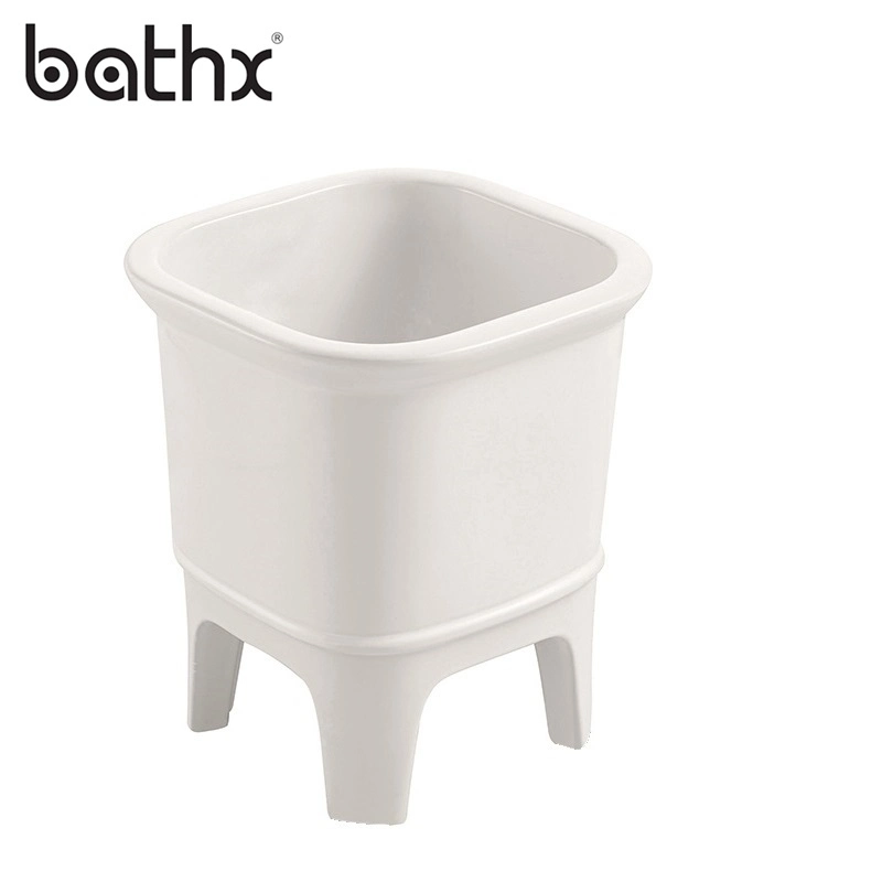Professional Safety Floor Mounting Ceramic Pedestal Mop Tub Bathroom Basin (PL-M001)