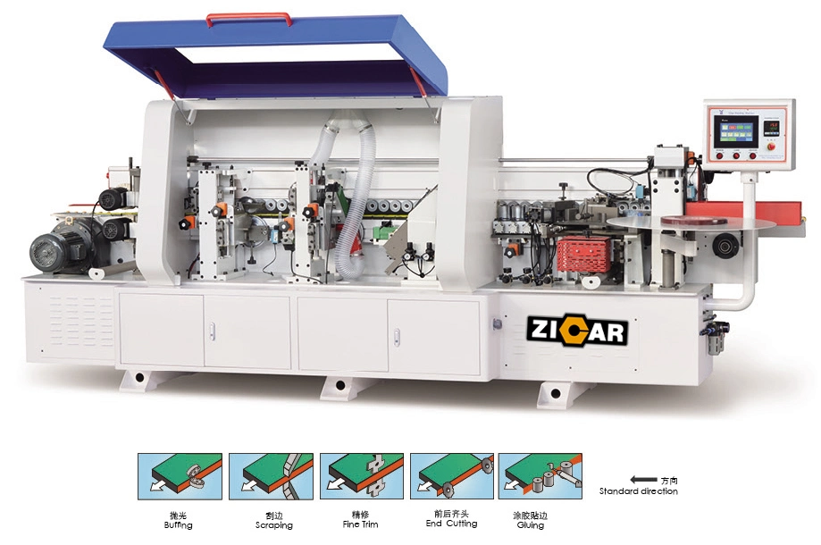 Zicar CNC edge banding machine MF50B MDF CNC machine woodworking edge bander