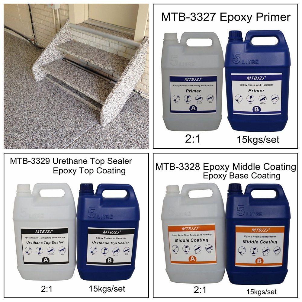 Flake Chips Bathroom Commercial Car Park Lot Epoxy Floor Coating Epoxy