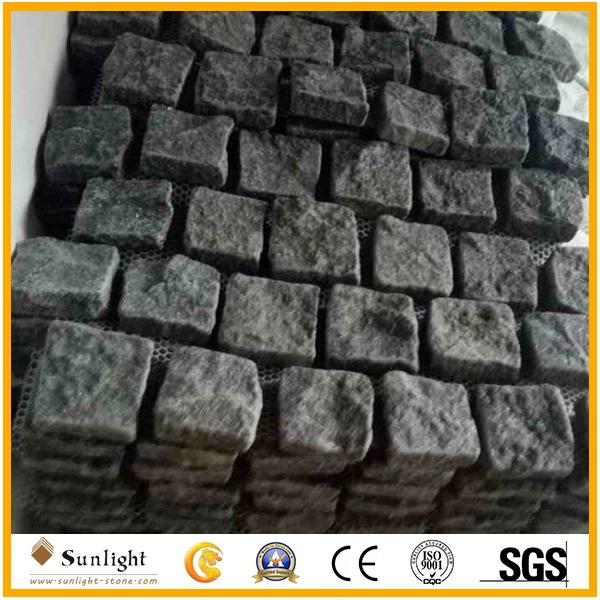 Cheap G684 Natural Granite Paving Stone / Cobble Stone / Flag Stone