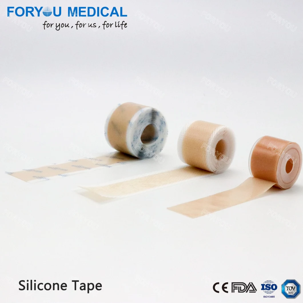 Huizhou Foryou Medical Top Ce FDA Self Adhesive Silicone Dressing Tape Medical Tape Similar to Mepitec