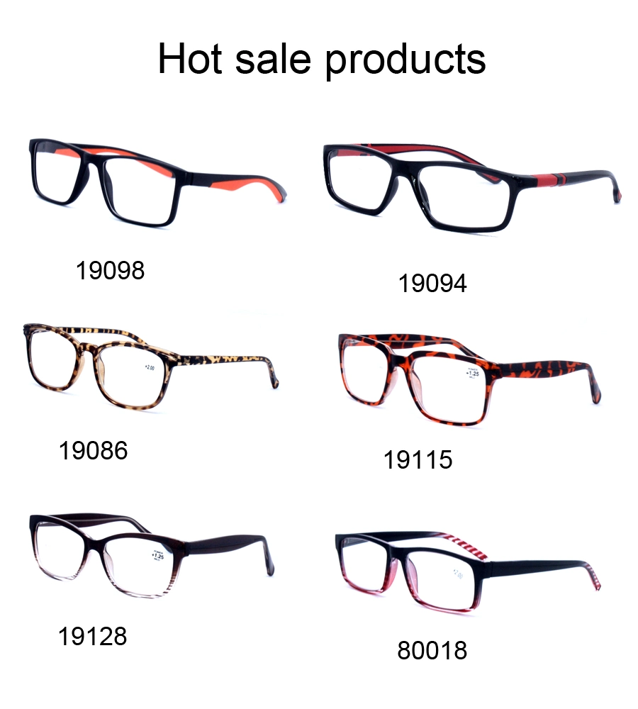 Hot Sale Reading Glasses Frame Fashion Cheap Custom Brand Logo Glasses Pretty Cp Injection Reading Glasses
