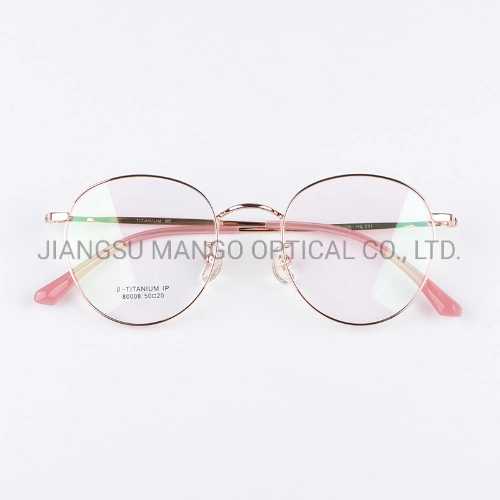 2021 Latest Metal Optical Glasses Oval Titanium Eyewear Eyeglasses Frame
