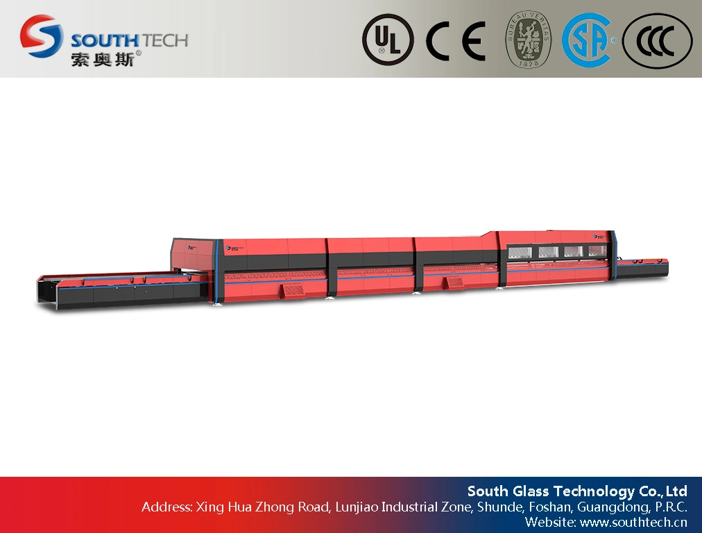 Southtech Double Heating Chambers Flat Tempered Glass Processing Line (TPG-2)