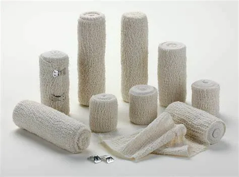 Disposable Crepe Bandage 100% Cotton Elastic Crepe Bandage