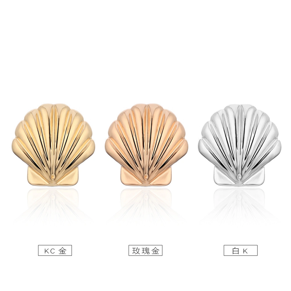 Fashion Creative Simple Beach Shell Stud Earrings for Women Men Teens Hypoallergenic Earrings Wholesale