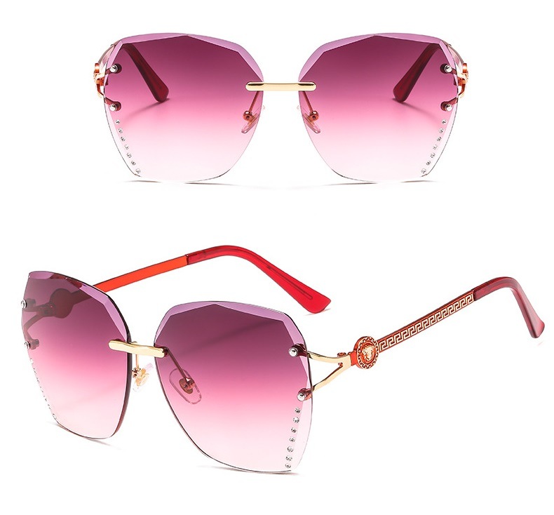 2020 New Style Custom Rimless Vintage Sunglasses