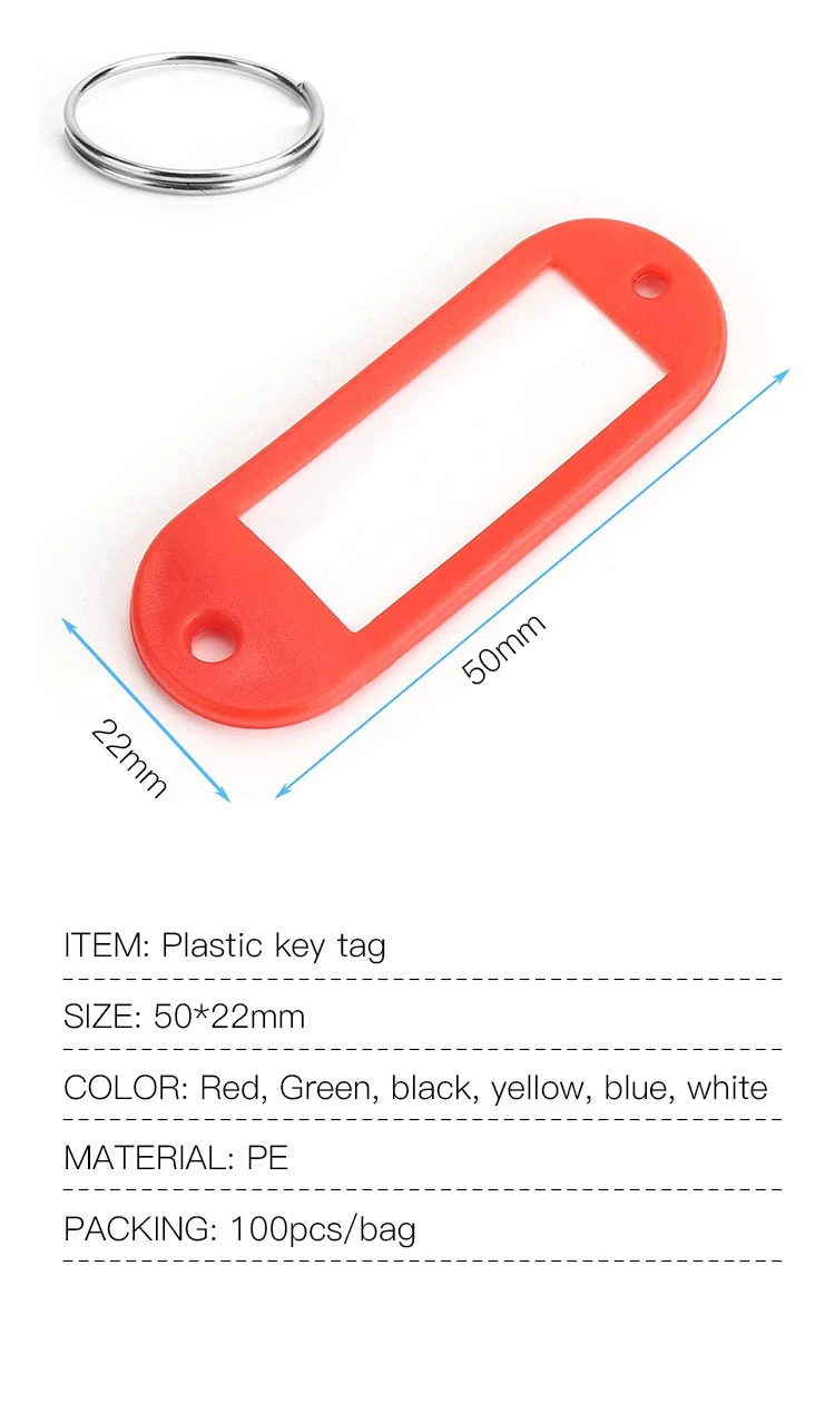 Plastic Tag Keychain Cartoon Keychains Plastic Luggage Tag