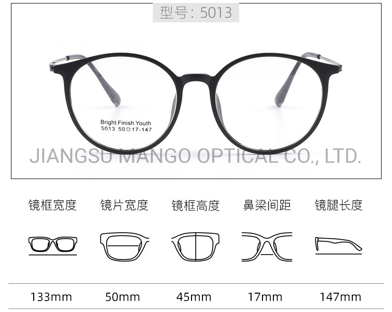 Old Fashion Eyewear Retro Round Eyeglass Optical Glasses Frame
