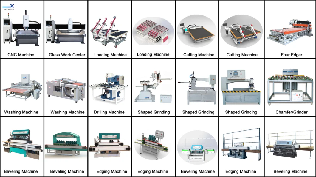 Zxx-C1325 CNC Glass Cutting Machine Also Can Drill, Grinder and Polishing