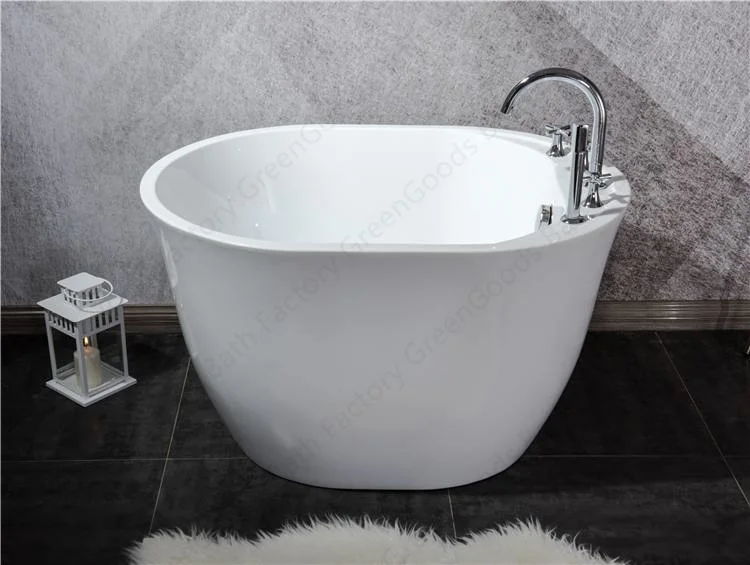 Greengoods Bath Factory Hinoki 48 Inch Small Acrylic Free Standing Bathtub
