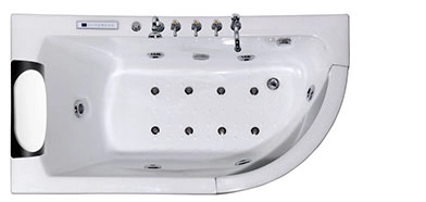 Channing Space Saving Design Single Whirlpool Hot Tub SPA Massage Water Jetted Jacuzzi Bathtub (QT-279)