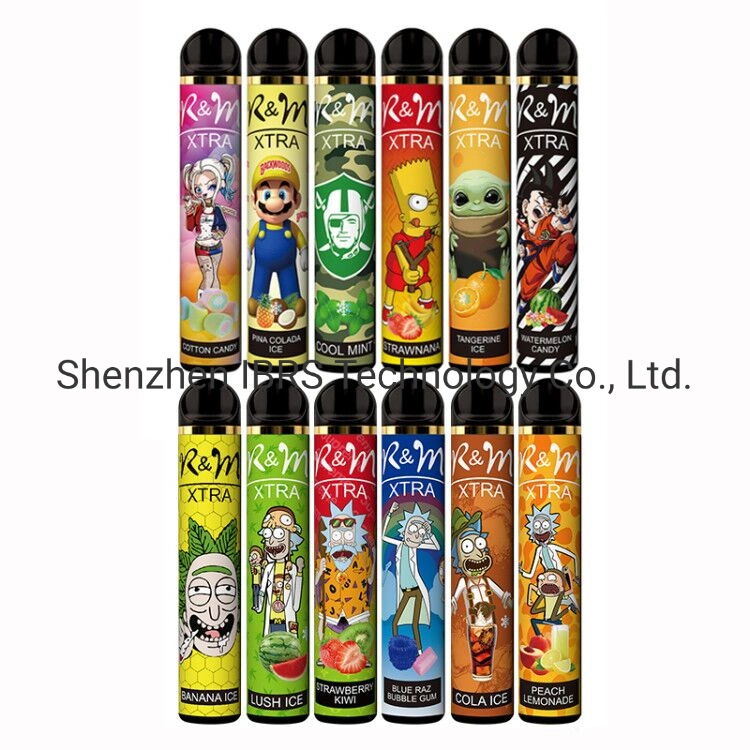 Wholesale E Cigarette Puff Bar Puff Plus Rick and Morty 1600puffs RM Xtra Disposable Vape