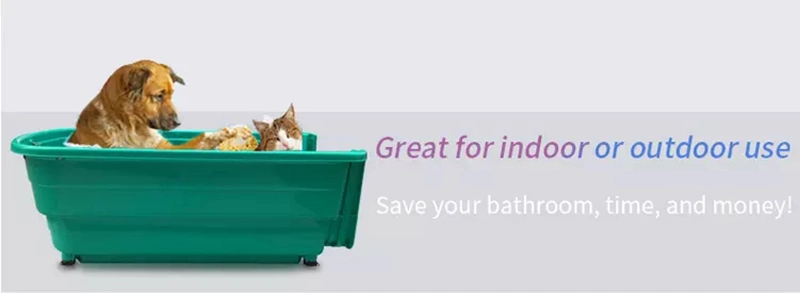 Portable Pet Grooming Plastic Bathtub Professional Dog Bathtubs Small Pet Bathtub