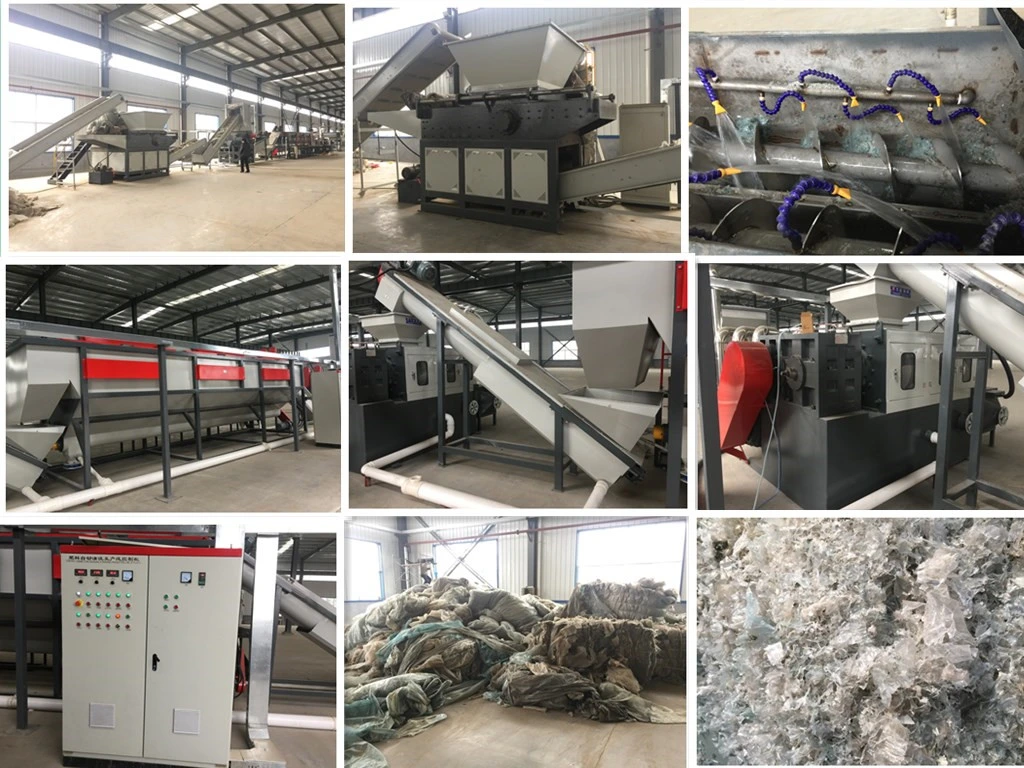 Low Energy Consumption Plastic LDPE LLDPE Film Recycling Washing Machine with Squeezer Machine in Moisture 3%