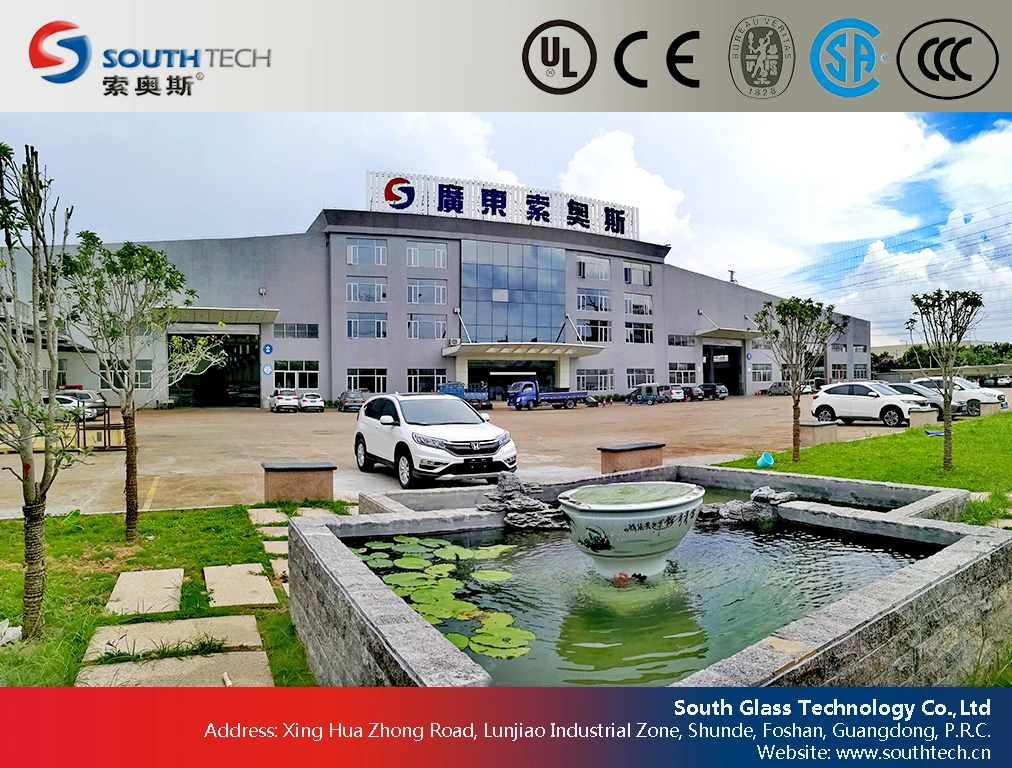 Southtech Double Chambers Flat Glass Tempering Processing Line (TPG-2 series)