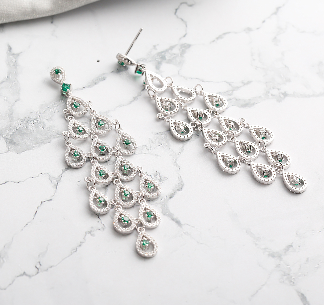 Fashion Design 925 Sterling Silver Etherealize Earring Elegant Trendy Luxury Jewelry for Women