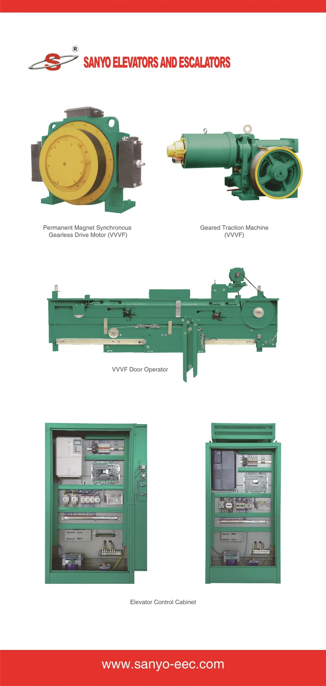 2000kg SANYO Hospital Lift Big Door Opening Bed Elevator