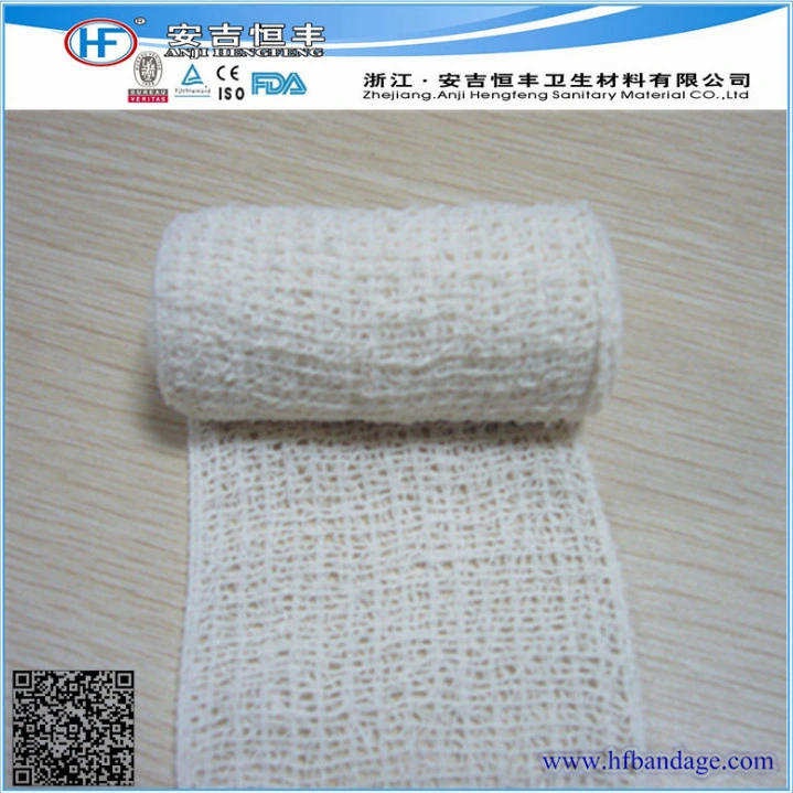 70GSM Medical Natural Color Elastic Crepe Bandage 5cm X 4.5m