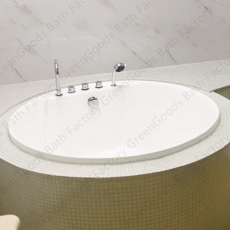 Greengoods Sanitary Ware Bath Factory Japanese Round Soaking Shower Tub