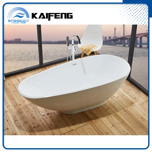 Upc Luxury Unique Stand Alone Soaking Bathtub (KF-763)
