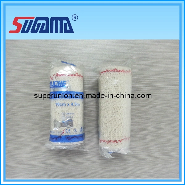 100% Cotton Crepe Elastic Bandage for Medical Use
