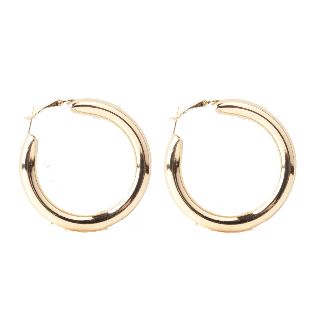 2019 New Environmental Friendly Alloy Simple Small Gold Earrings Women