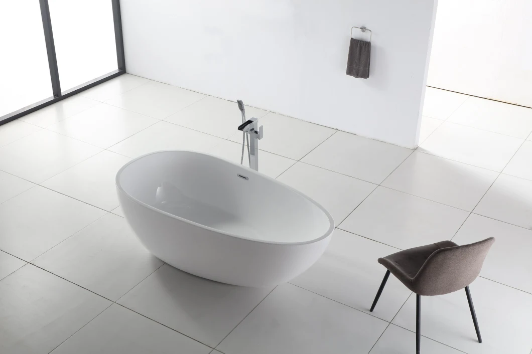Freestanding Seamless Bathroom Bath Tub Acrylic  Deep Soaking Indoor Shower Tub (Q325MS)