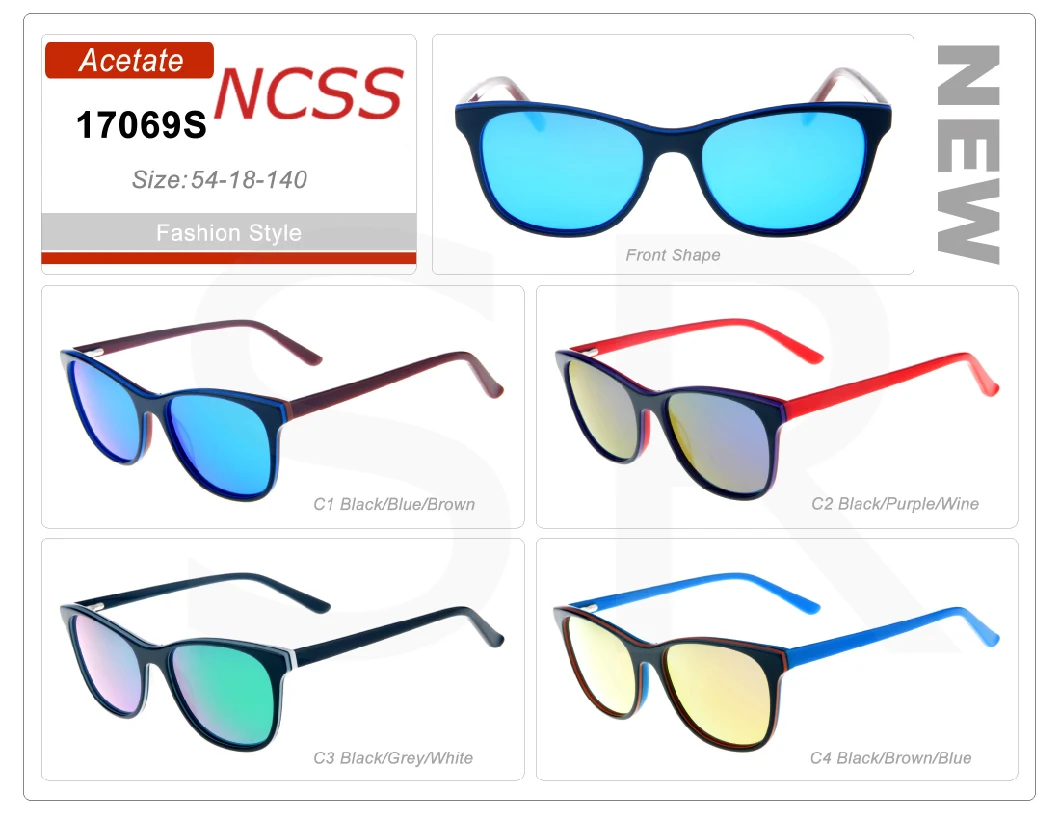 Acetate Sunglasses Frame 2020 Spring New Style Ready Goods for Wholesale
