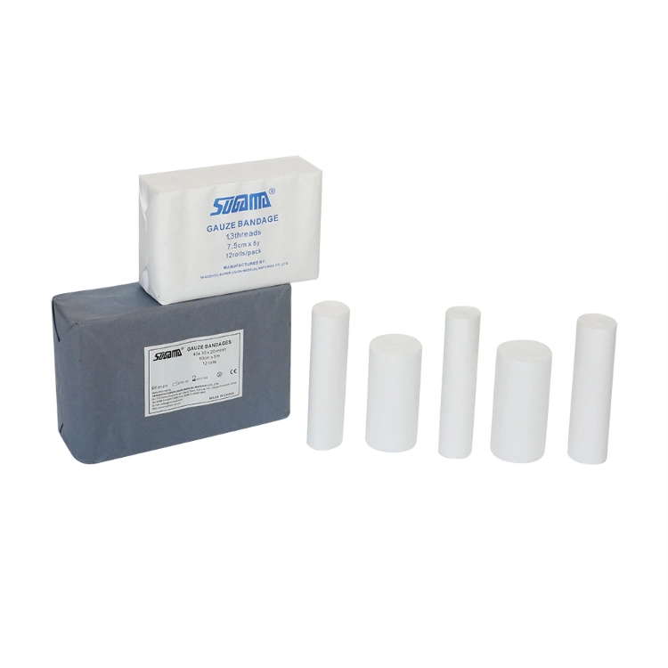 Disposable Sterile Cotton Absorbent Gauze Bandage Roll