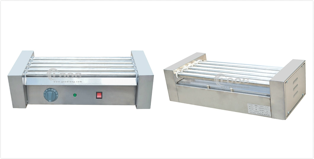 Other Snack Machines Stainless Steel Electric 5 Roller Hot Dogs Griller Machine Commercial Hot Dog Roller