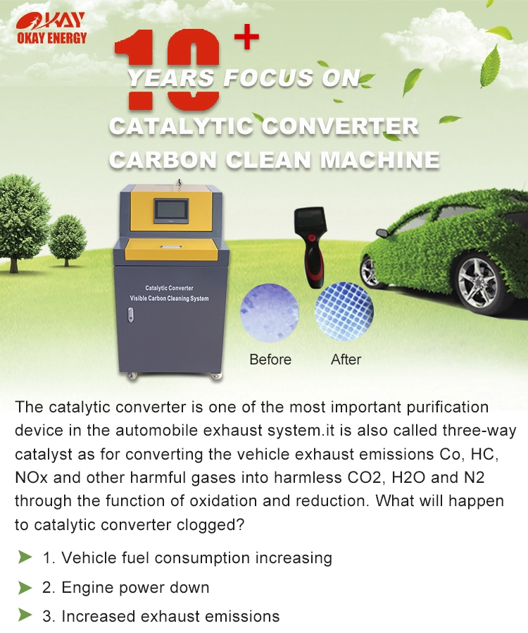 Catalytic Converter Carbon Deposits Cleaning Machine DPF System Carbon Cleaning