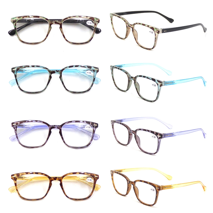 Candy Colors and Tortoise Injection Frames Unisex Reading Glasses Cheap Price