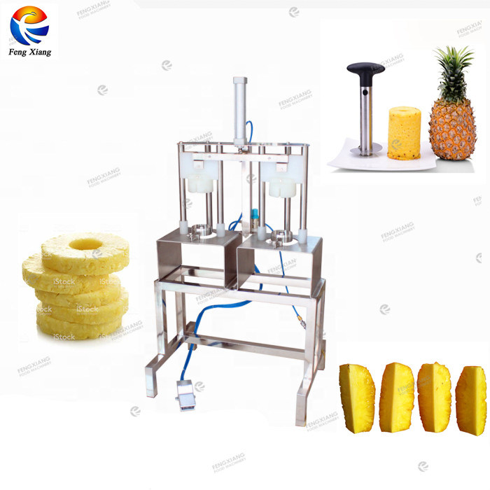 Pneumatic Pineapple Peeler and Corer, Pineapple Peeling and Coring Machine