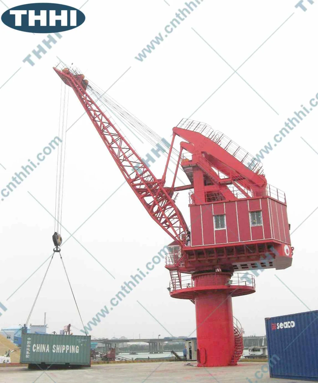 Rack-Luffing Port Fixed Crane for Loading Unloading Operation Hgq2026