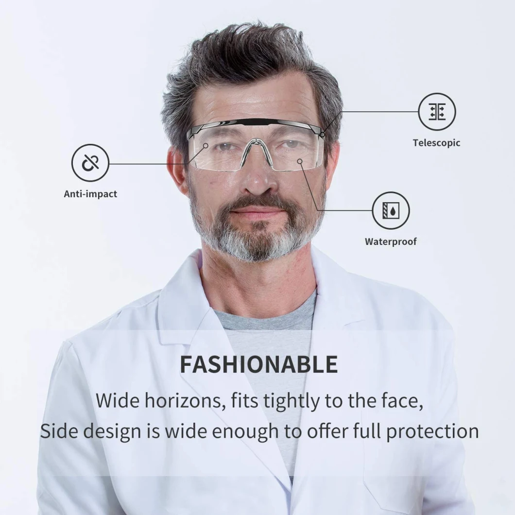 Safety Glasses Googles Anti-Fog Goggles Transparent Protective Safety Glasses