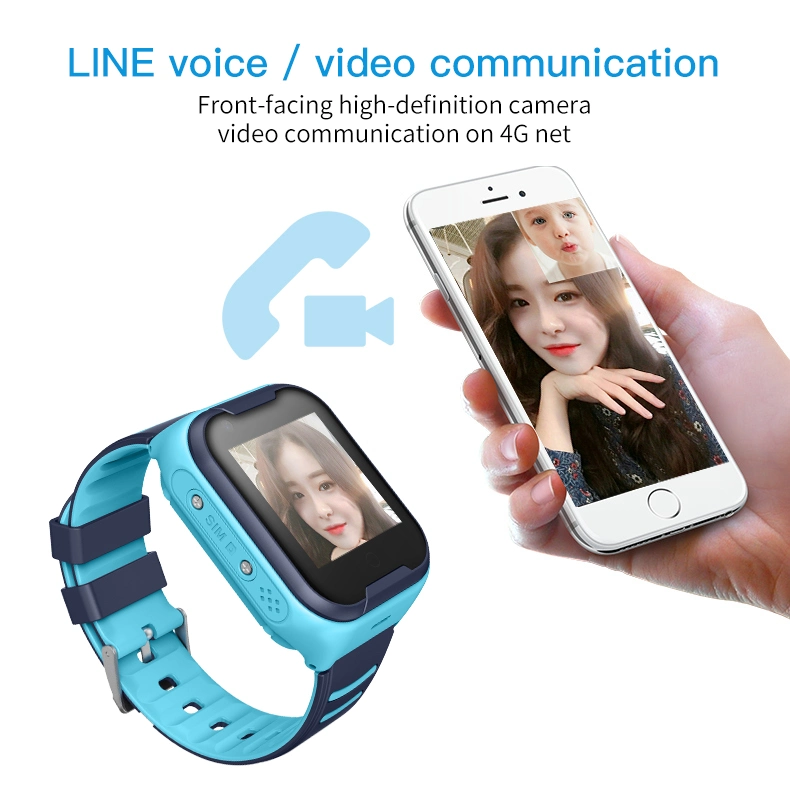 Kids Smart Watch GPS Tracker Waterproof GPS Tracker Watch for Children Girls Boys with Sos Call Camera Touch Screen Tracker for Kids Boys and Girls